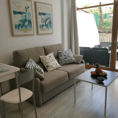 Sunny Cactus Garden 150m From Beach, Fast Fiber Wifi Apartment